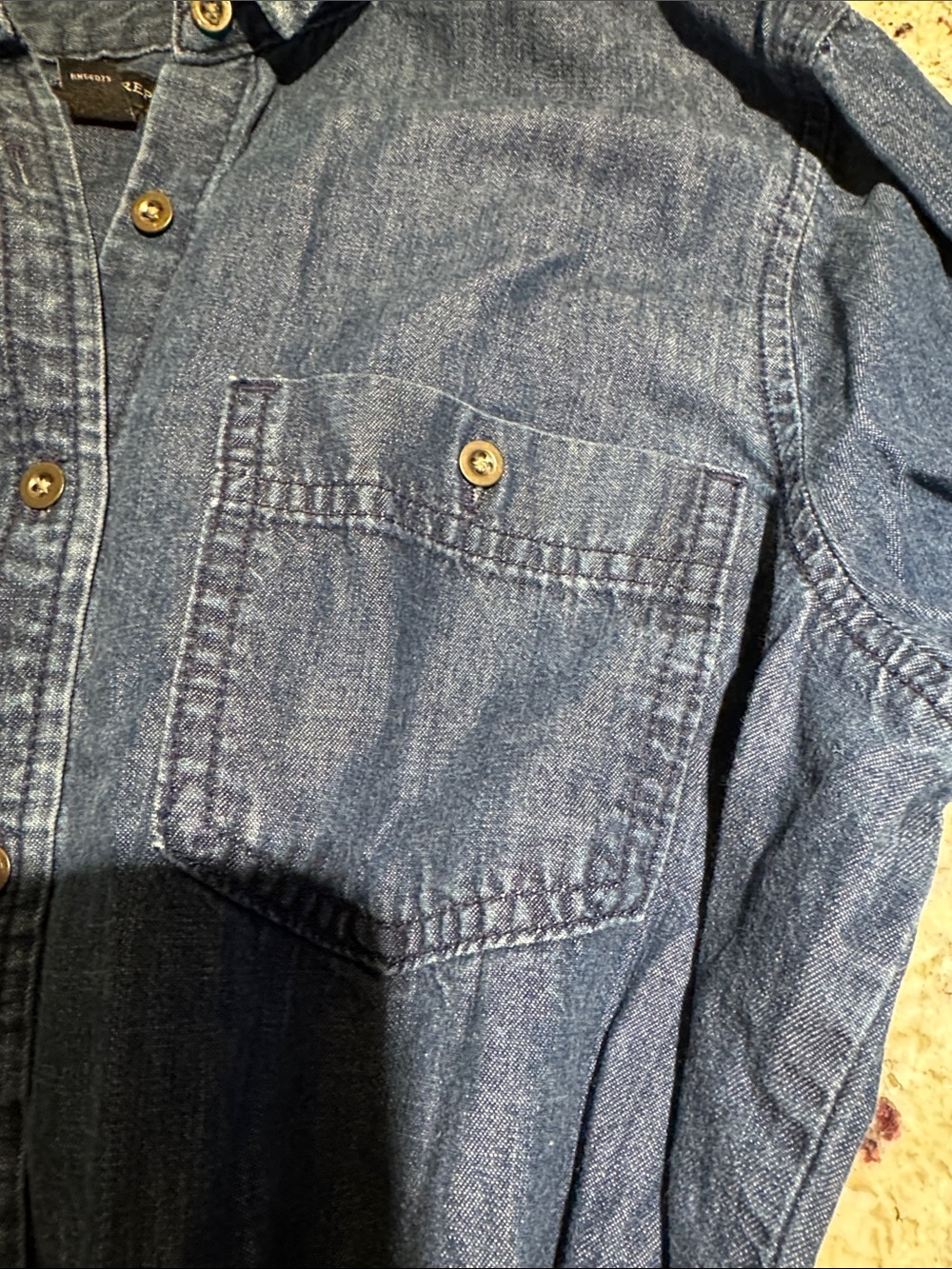 Banana Republic Denim Button-Up Shirt Dress in Blue - Picture 5 of 10
